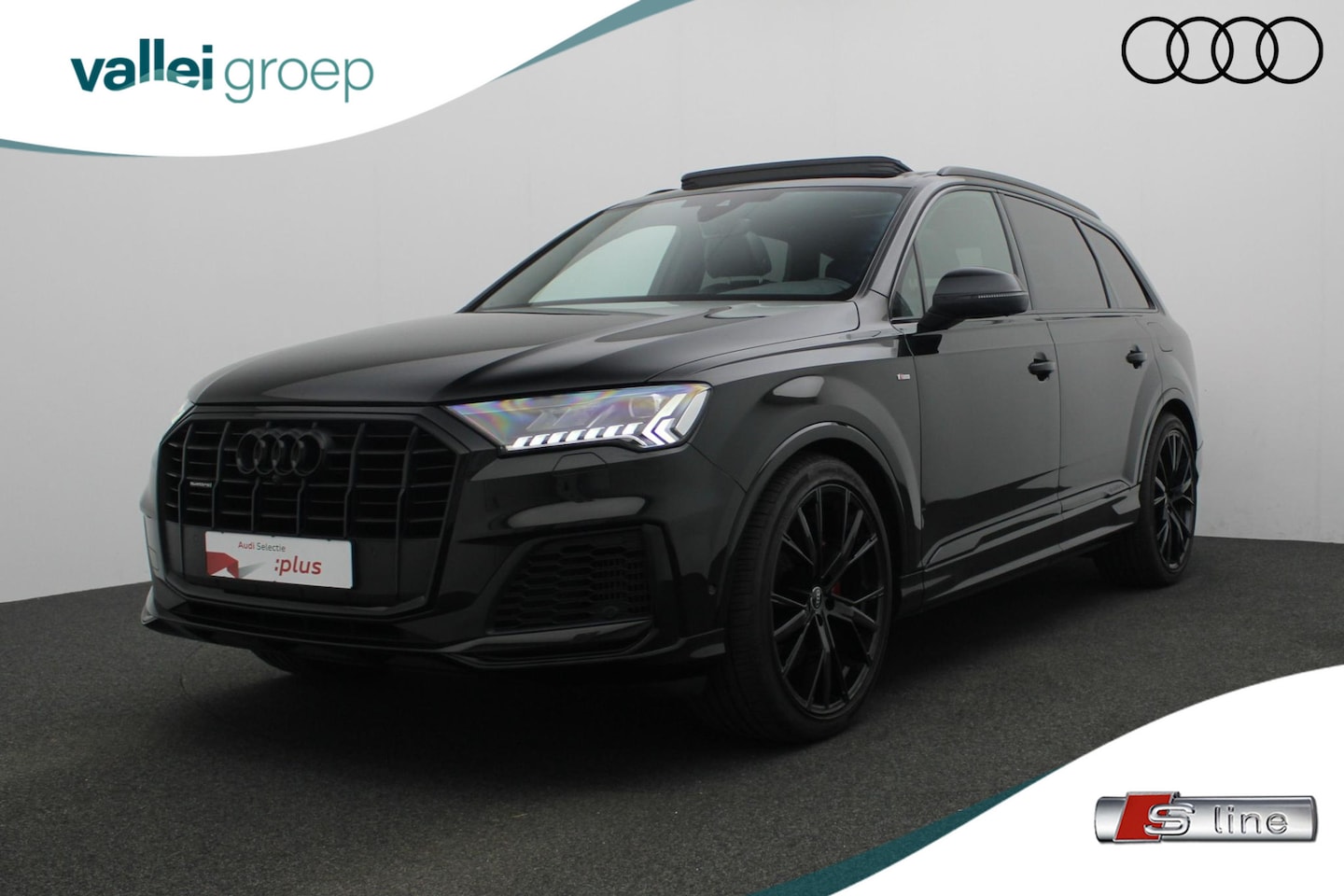 Audi Q7 - 55 TFSI e 381PK tiptronic quattro Pro Line S / S-Line | Pano | Trekhaak | 360 camera | Ban - AutoWereld.nl