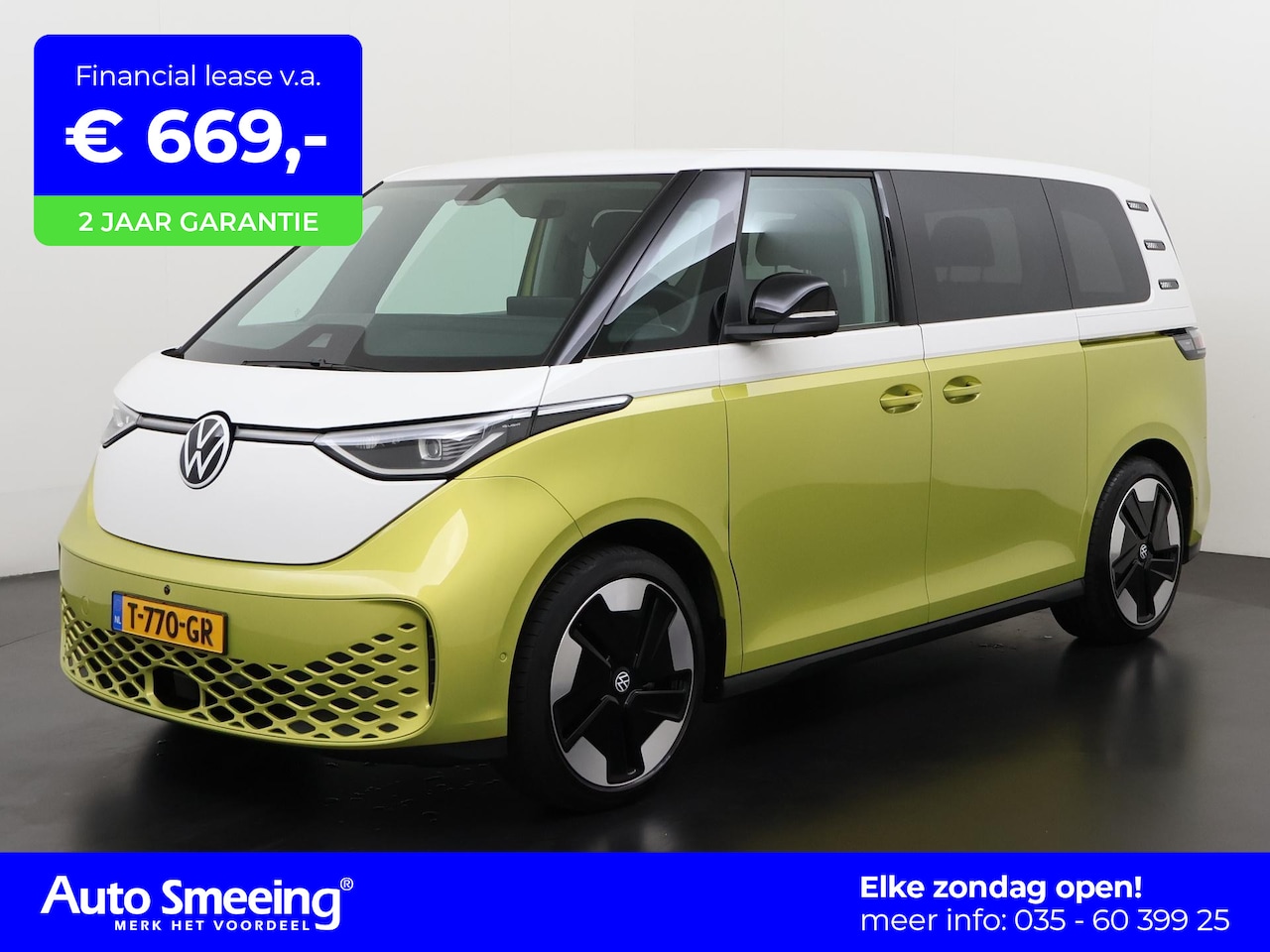 Volkswagen ID. Buzz - 1st Max 77kWh 204PK | Trekhaak Uitklap | 360 Camera | Mem Stoel | Zondag Open! - AutoWereld.nl