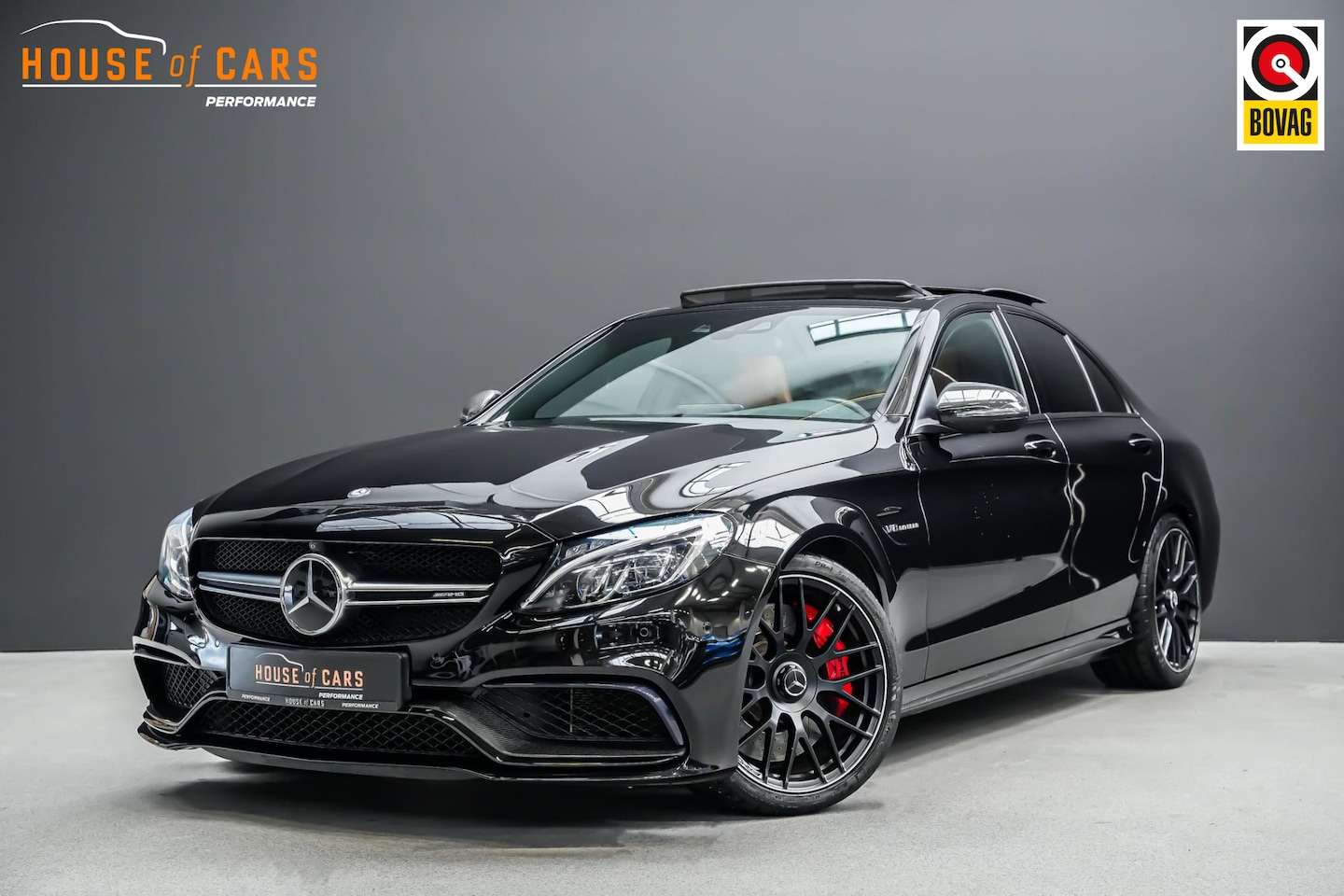 Mercedes-Benz C-klasse - C63S 610 pk AMG Bucket seats|Burmester| elekt. stoelen+memory|elekt. haak|carbon|IWC|360|P - AutoWereld.nl