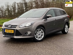 Ford Focus Wagon - 1.6 EcoBoost Titanium EXPORT CAMERA NAVI 150PK LEER Parkpilot Clima GOED ONDERHOUDEN