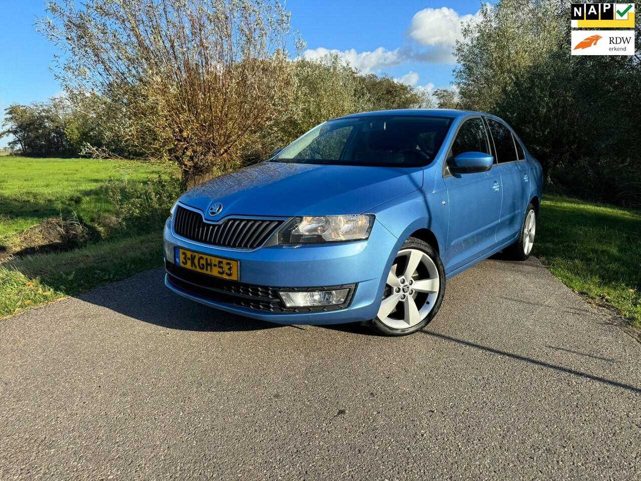 Skoda Rapid - 1.2 TSI Greentech Elegance Businessline / Airco / Navi Fullmap / Cruise Control / LM velg - AutoWereld.nl