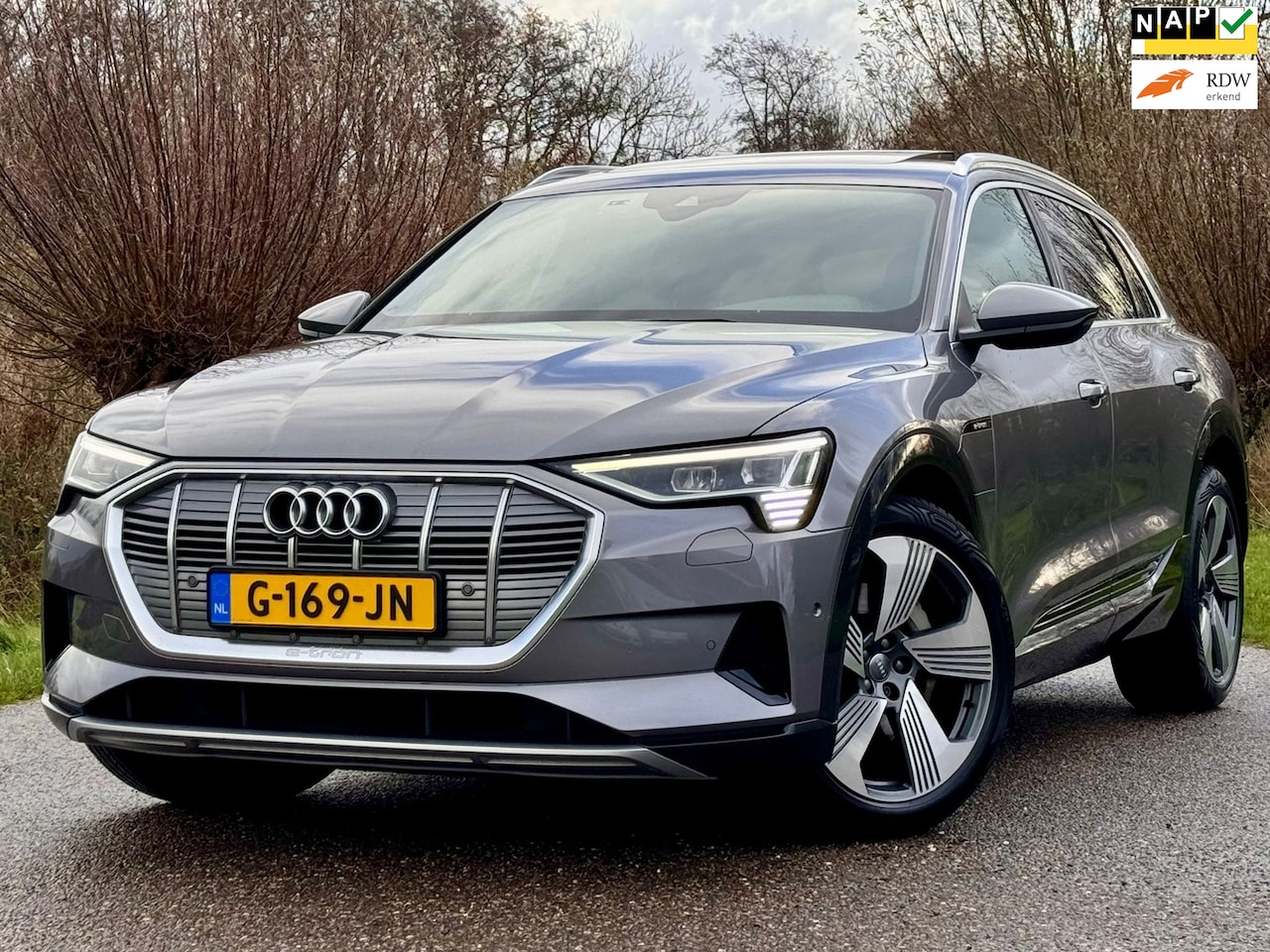 Audi e-tron - E-tron 55 quattro advanced Pro Line Plus 95 kWh Panodak BTW NAVI CLIMA BOM VOL NAP - AutoWereld.nl