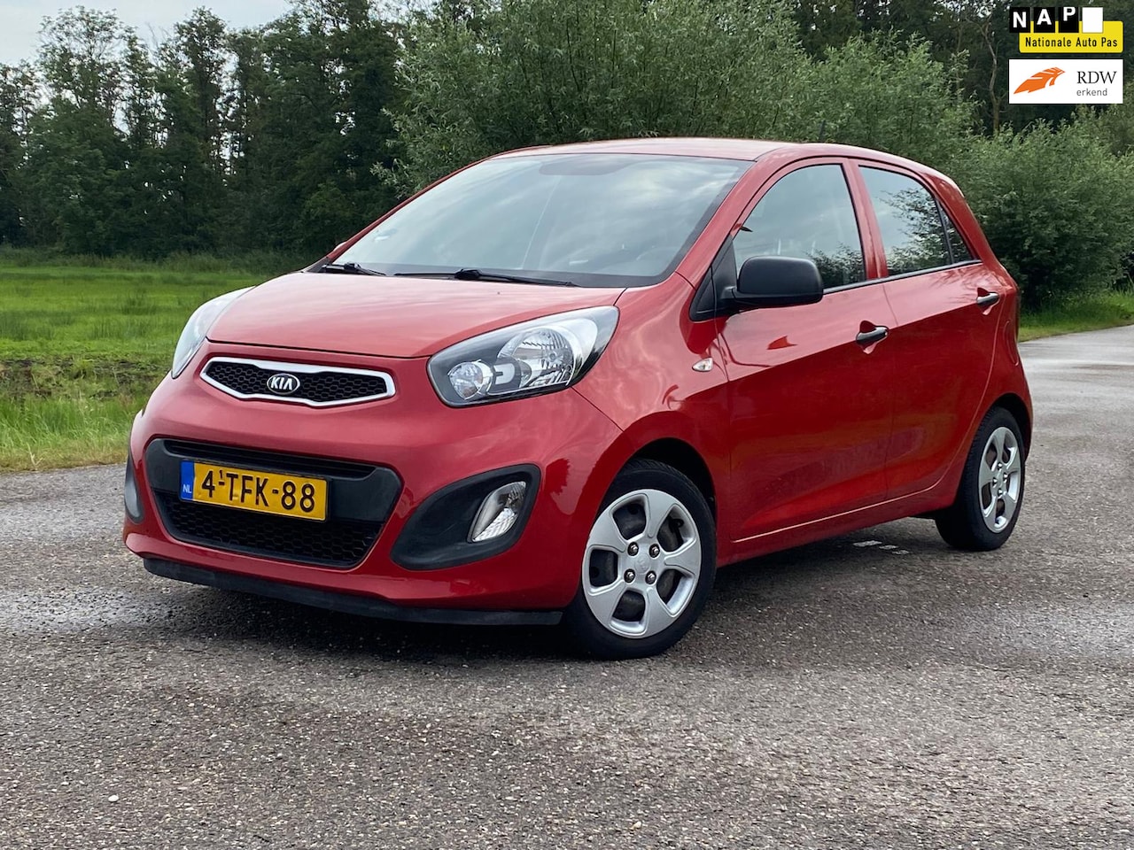 Kia Picanto - 1.0 CVVT ISG Airco 5DRS NAP 69PK GOED ONDERHOUDEN - AutoWereld.nl