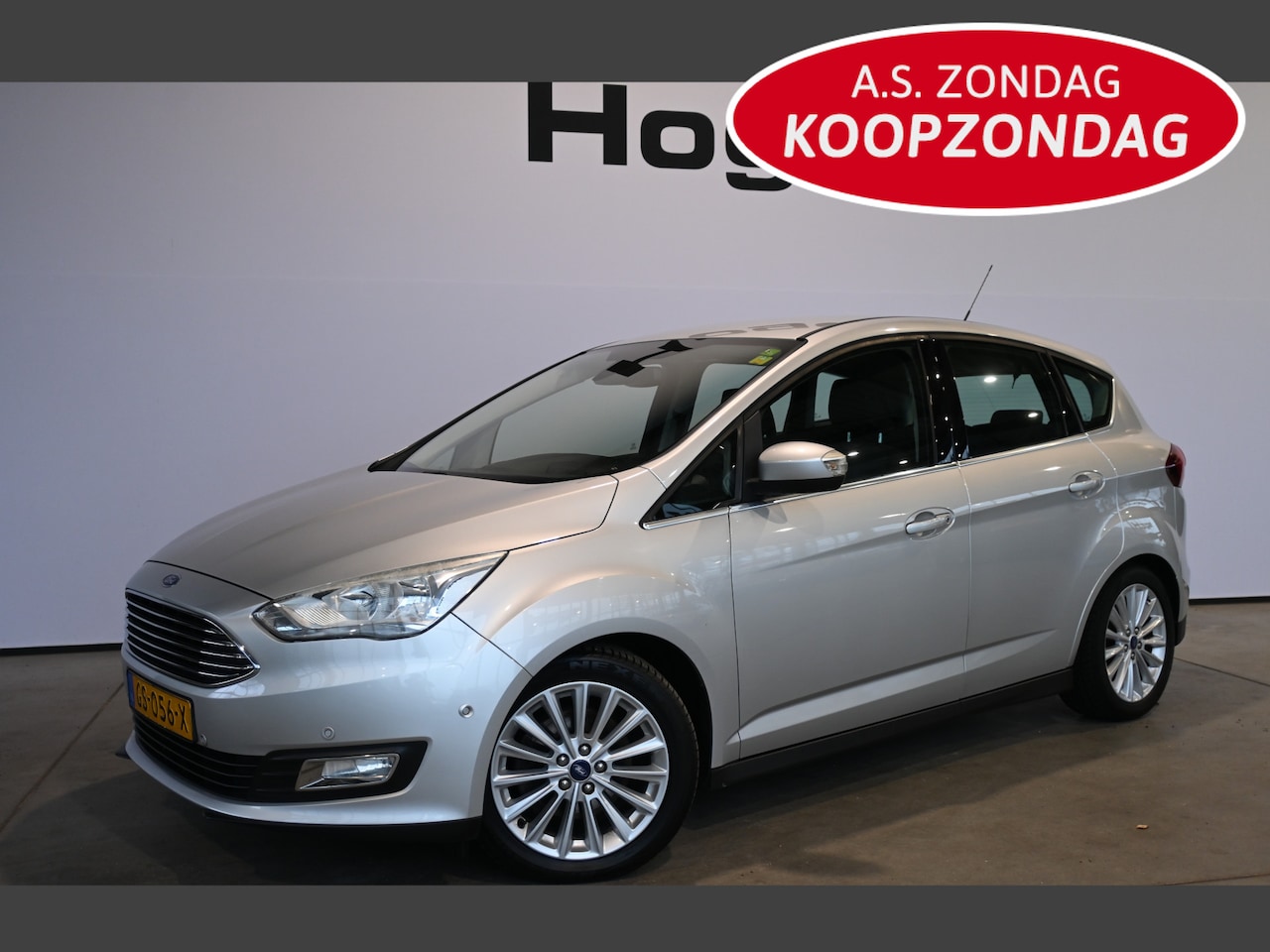 Ford C-Max - 1.5 Titanium 150pk Automaat Ecc Navigatie Trekhaak Rijklaarprijs Inruil Mogelijk! - AutoWereld.nl