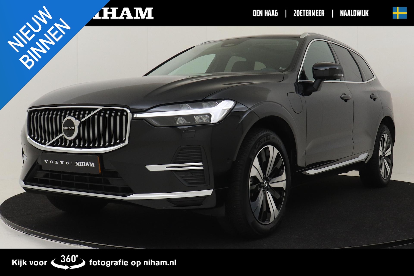 Volvo XC60 - T8 RECHARGE AWD PLUS BRIGHT -PANO.DAK|HK-AUDIO|360°CAM|TREKHAAK|ADAP.LED - AutoWereld.nl