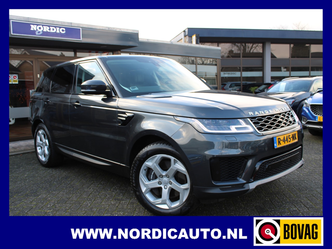 Land Rover Range Rover Sport - 2.0 P400E HSE HYBRID DYNAMIC LEDER - NAVIGATIE- CAMERA - LUCHTVERING - AutoWereld.nl