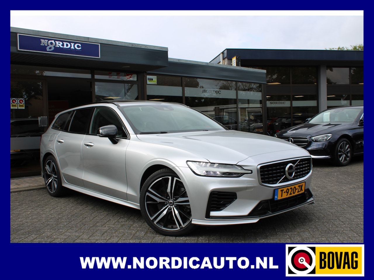 Volvo V60 - 2.0 T8 PLUG IN HYBRID R-DESIGN / PANODAK- FULL OPTIONS CAMERA- LEDER- NAVIGATIE  INCL BTW - AutoWereld.nl