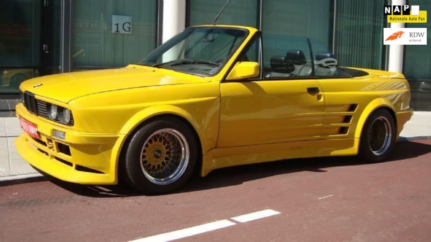 BMW 3-serie Cabrio - E30 325i / 335i Folger Uitbouw Breitbau. - AutoWereld.nl