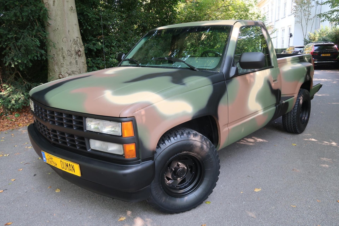 Chevrolet K1500 - PICK UP K 1500 Stepside 4.3 V6 militaire camo custom - AutoWereld.nl