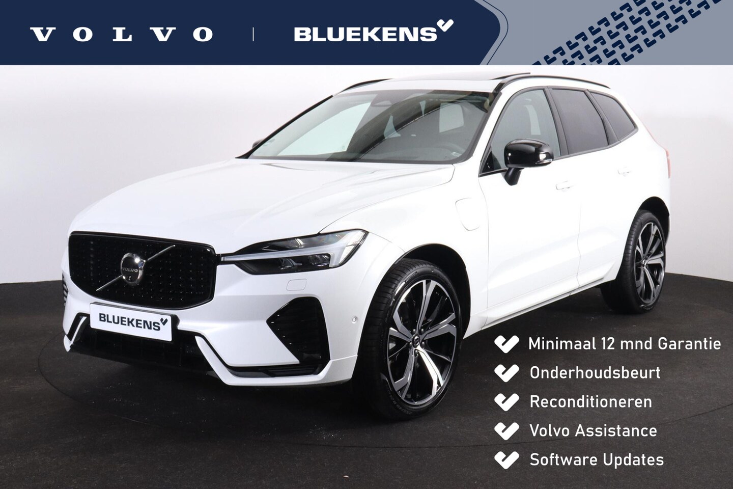 Volvo XC60 - T8 Plug-in hybrid AWD Ultimate Dark - LONG RANGE - Panorama/schuifdak - IntelliSafe Assist - AutoWereld.nl