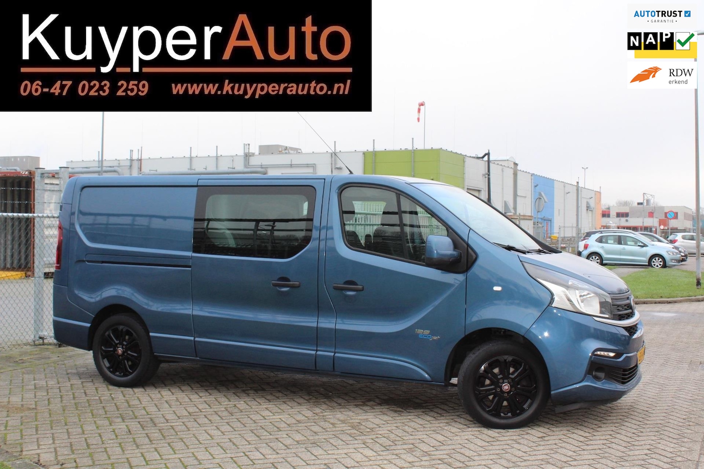 Fiat Talento - 1.6 MJ EcoJet L2H1 DC Basis euro 6 1e eig DUBB CABINE trekhaak 5 pers - AutoWereld.nl