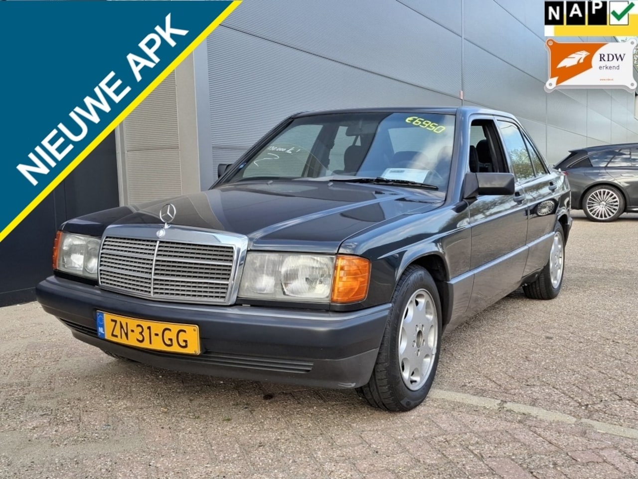 Mercedes-Benz 190-serie - 1.8 E Basic 130dkm ✅ Boekjes APK 2026! - AutoWereld.nl