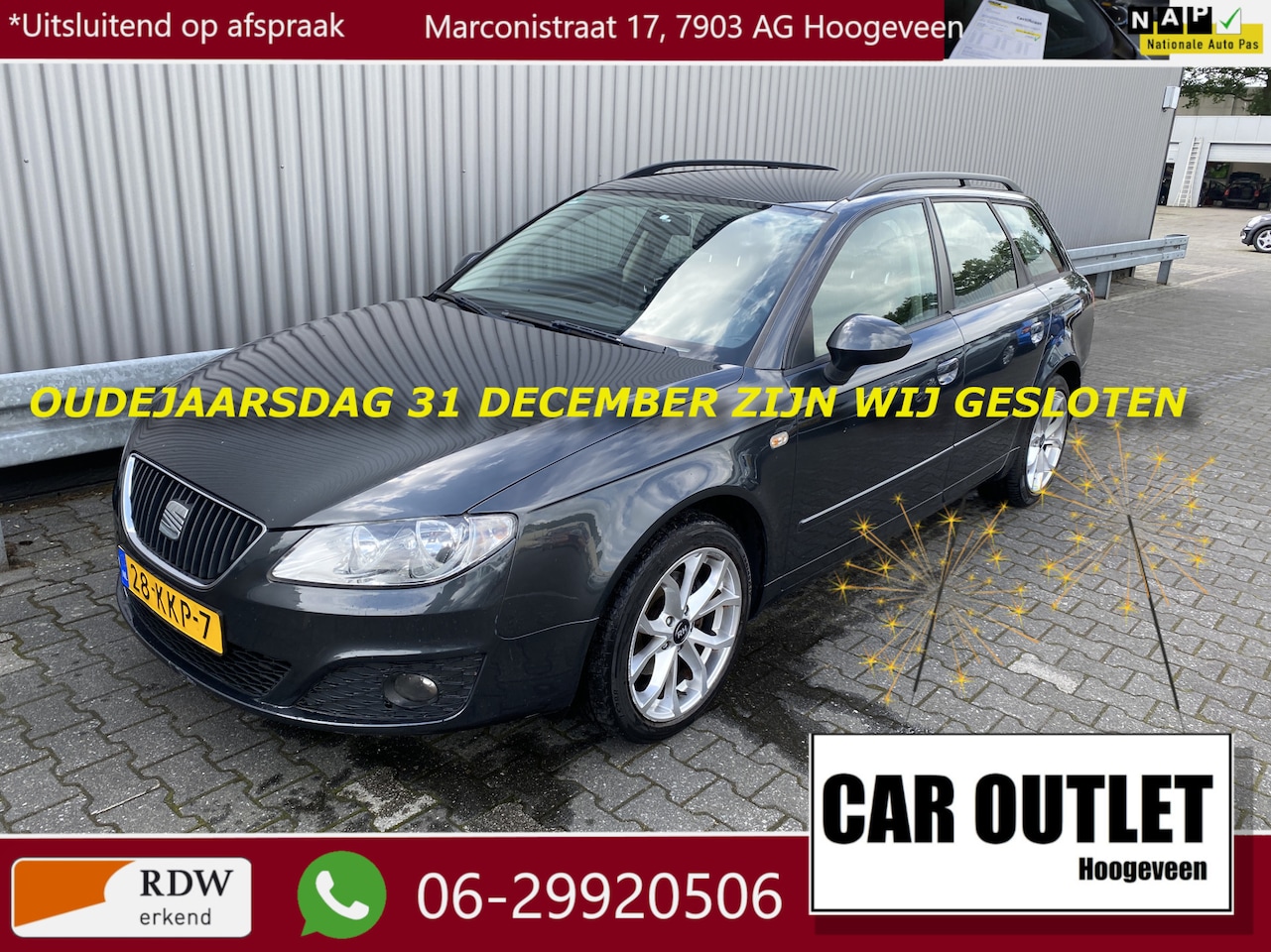 Seat Exeo ST - 1.6 Reference Clima, CC, Carkit, LM, nw. APK – Inruil Mogelijk – - AutoWereld.nl