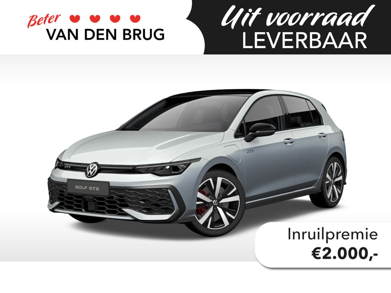 Volkswagen Golf - 1.5 eHybrid GTE 272pk Panorama | Trekhaak | Black Style | 18 Inch | 360 Camera - AutoWereld.nl