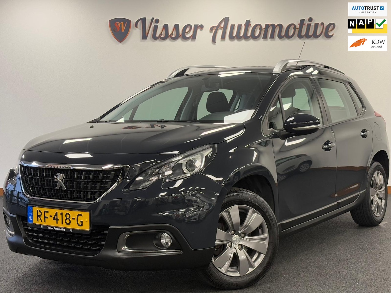 Peugeot 2008 - 1.2 PureTech Blue Lion*Nederlandse Auto*NAP*Automaat*Cruise-Control*Navi*Trekhaak*PDC* - AutoWereld.nl