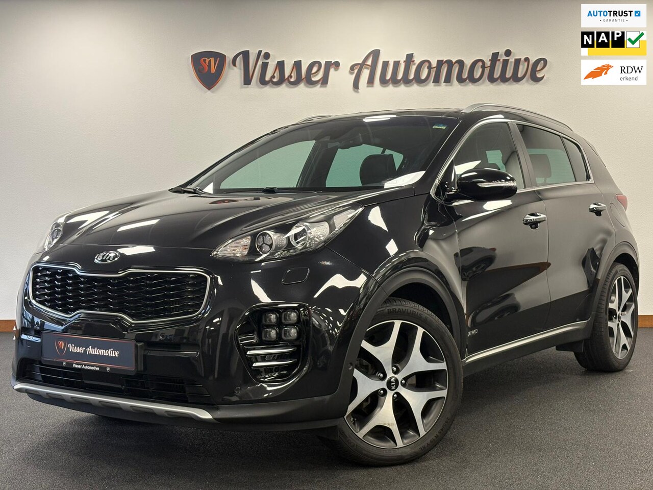 Kia Sportage - 1.6 T-GDI 4WD GT-Line*12 Maanden Garantie*Automaat*Pano*Navi*Stoelverwarming* - AutoWereld.nl