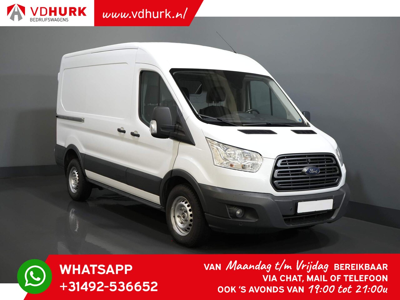 Ford Transit - 350 2.0 TDCI 130 pk Aut. L2H2 Trend 2x Schuifdeur/ Standkachel/ Stoelverw./ Camera/ PDC/ C - AutoWereld.nl