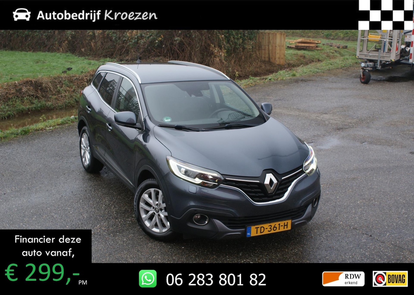 Renault Kadjar - 1.2 TCe Intens Automaat | Org NL | Camera | Lane Assist | Cruise control | - AutoWereld.nl