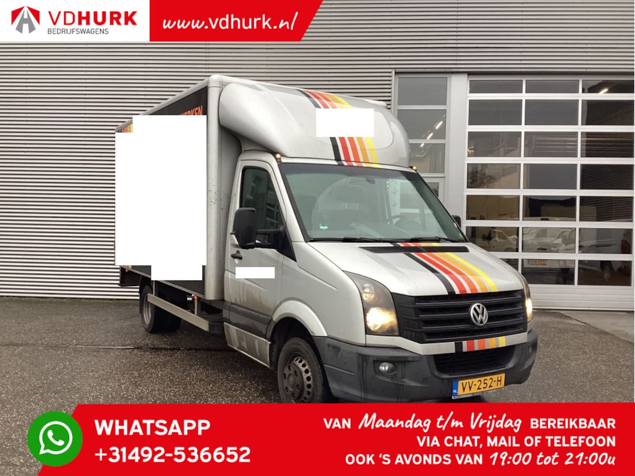 Volkswagen Crafter - 50 2.0 TDI 165 pk Bakwagen Dubbel Lucht/ Koffer/ Gev.stoel/ Topspoiler/ Navi/ Cruise/ Airc - AutoWereld.nl