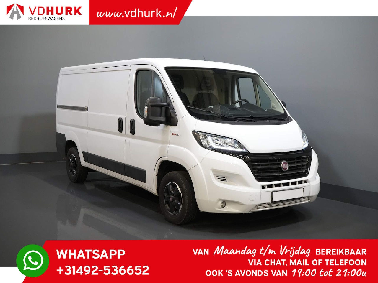 Fiat Ducato - 2.3 MJ 120 pk L2 Climate/ Camera/ Cruise/ LMV/ Navi/ Trekhaak - AutoWereld.nl