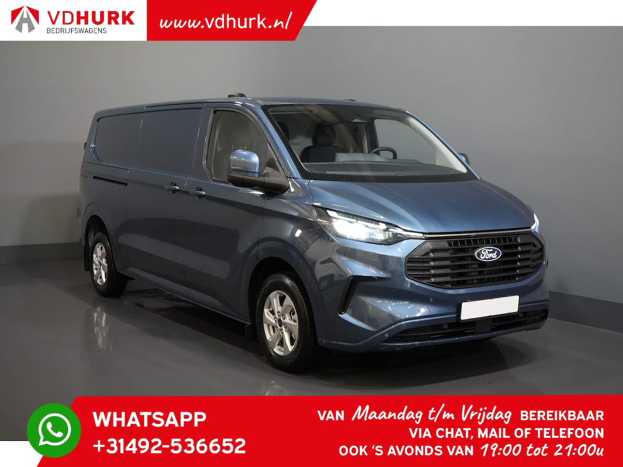 Ford Transit Custom - 2.0 TDCI 150 pk L2 LIMITED 2x SCHUIFDEUR 5 jaar/200.000km GARANTIE!/ Navi/ Carplay/ Camera - AutoWereld.nl