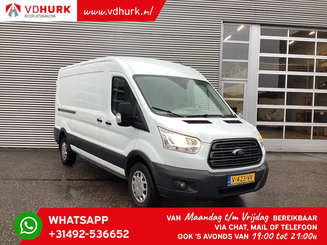 Ford Transit - 2.0 TDCI 170 pk RWD L3H2 Cruise/ Camera/ Airco/ Voorruit verw./ PDC/ Trekhaak - AutoWereld.nl