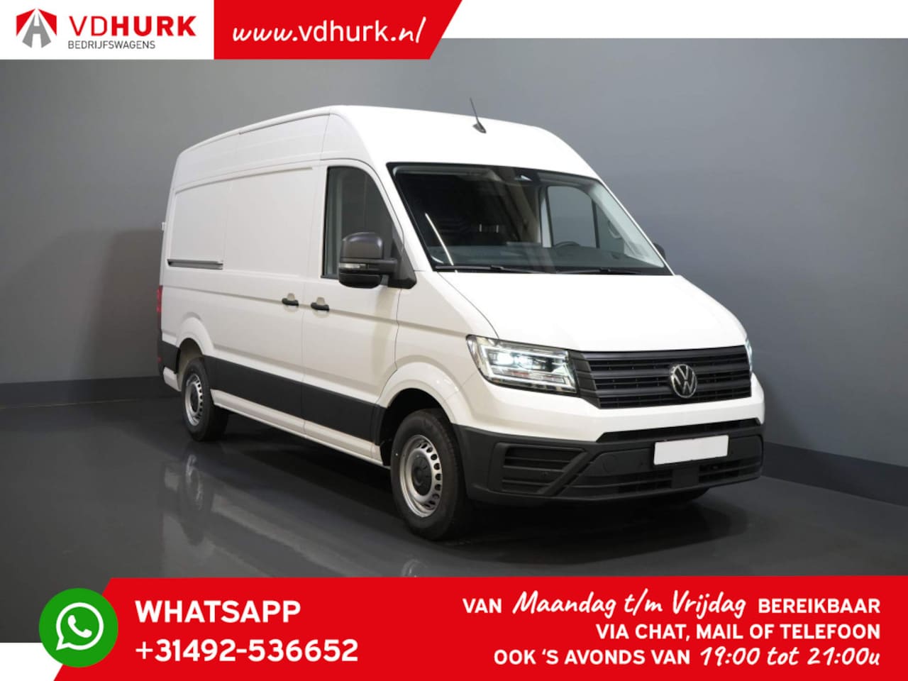 Volkswagen Crafter - 35 2.0 TDI 140 pk DSG Aut. L3H3 2025 MODEL/ LED/ Virtual Cockpit/ Camera/ Cruise/ Carplay/ - AutoWereld.nl