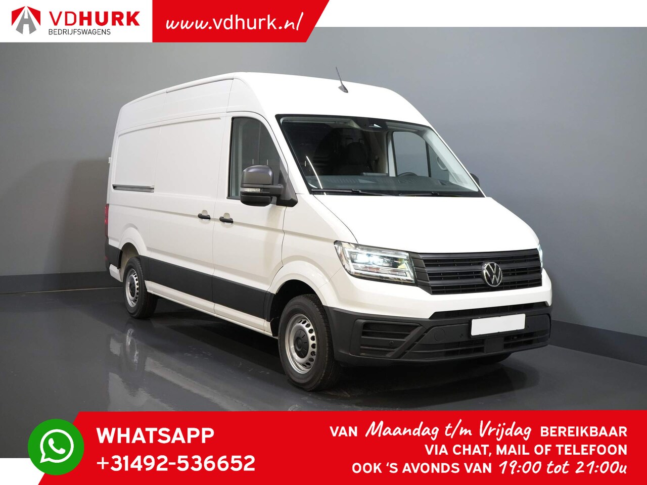 Volkswagen Crafter - 35 2.0 TDI 140 pk DSG Aut. L3H3 2025 MODEL/ LED/ Virtual Cockpit/ Camera/ Cruise/ Carplay/ - AutoWereld.nl