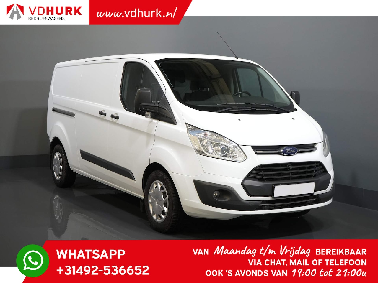 Ford Transit Custom - L2 2.0 TDCI Aut. 130 pk EU6 2x Schuifdeur/ Cruise/ Stoelverw./ PDC/ Airco - AutoWereld.nl