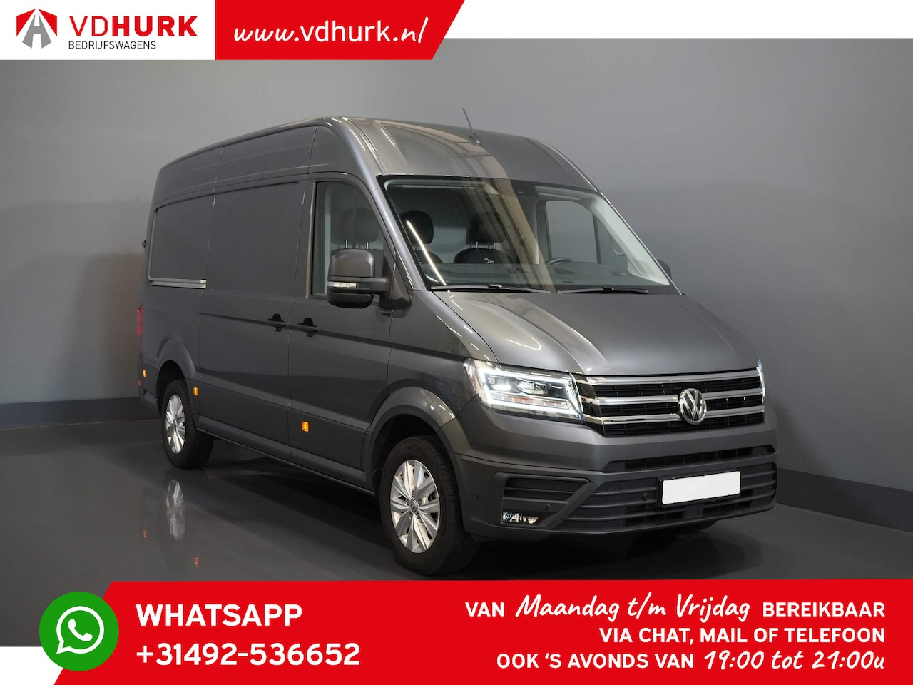 Volkswagen Crafter - 35 2.0 TDI 140pk DSG Aut. L3H3 READY2GO 75 EDITION Leder/ Adapt. Cruise/ LED/ Stuurverw./ - AutoWereld.nl