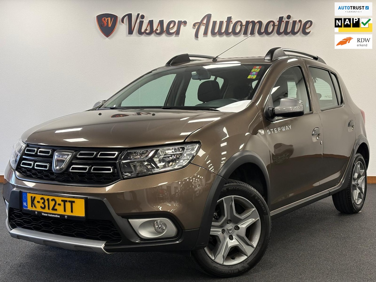 Dacia Sandero Stepway - 0.9 TCe Stepway*12 maanden garantie*Cruise-Control*Airco*PDC*Navi* - AutoWereld.nl