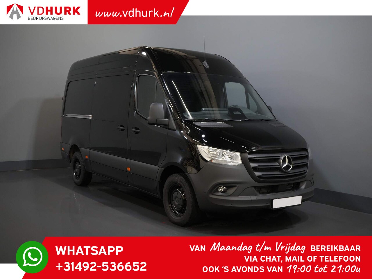 Mercedes-Benz Sprinter - 319 CDI Aut. L2H2 3.5t Trekhaak/ MBUX/ Carplay/ Camera/ Cruise/ Gev. Stoel - AutoWereld.nl