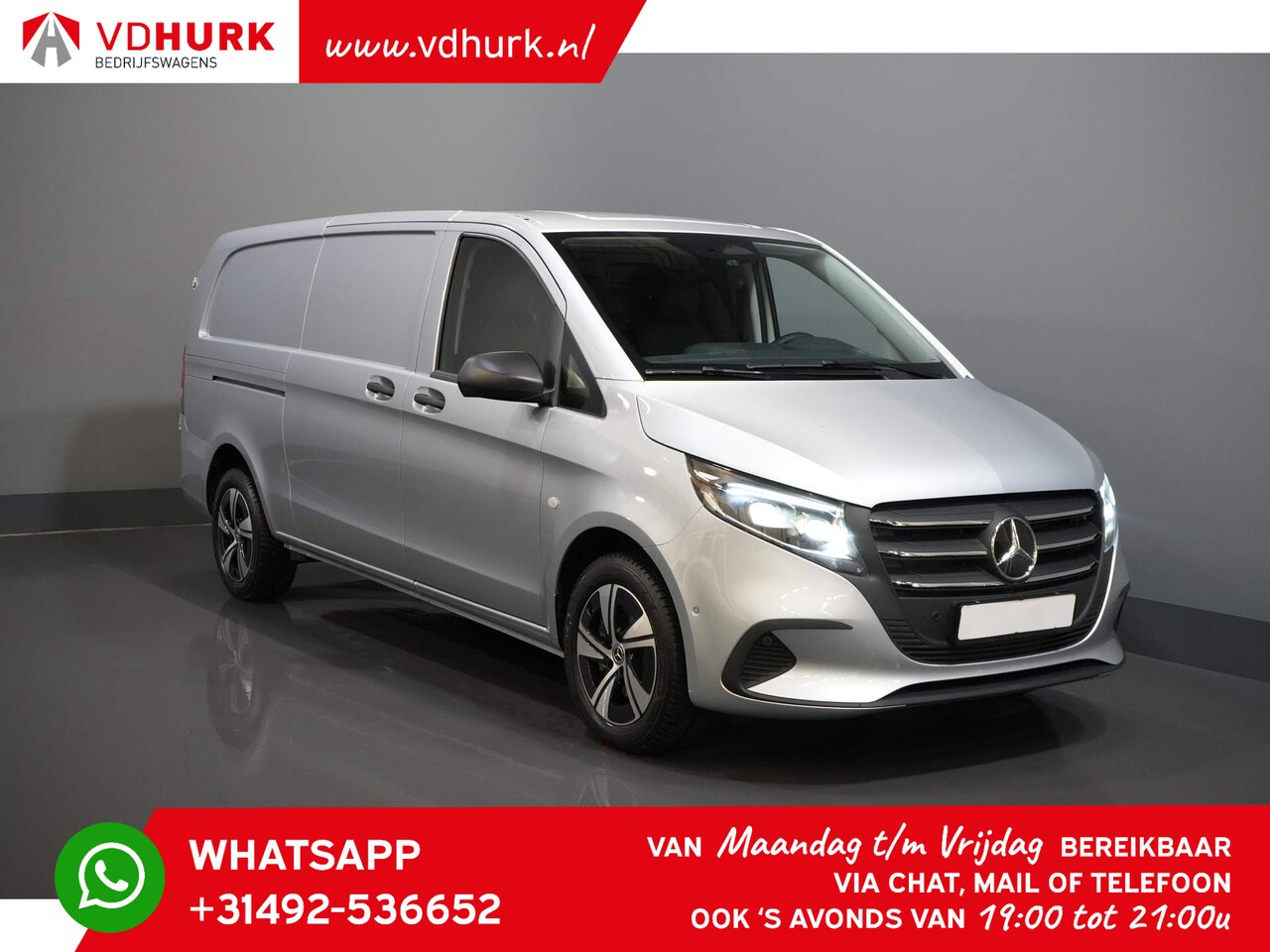 Mercedes-Benz Vito - 116 CDI Aut. L3 SELECT LED/ LMV/ 2.5t Trekverm./ Carplay/ Camera - AutoWereld.nl