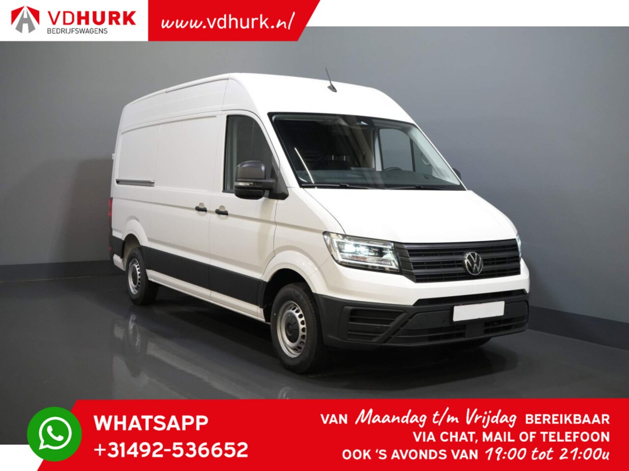 Volkswagen Crafter - 35 2.0 TDI 140 pk DSG Aut. L3H3 2025 MODEL/ LED/ Virtual Cockpit/ Camera/ Cruise/ Carplay/ - AutoWereld.nl