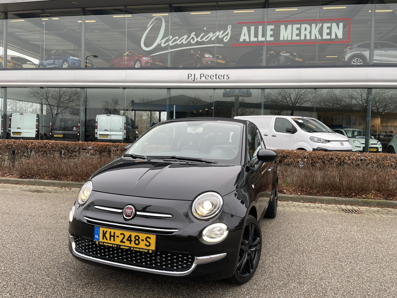 Fiat 500 C - 0.9 TwinAir Turbo Lounge Cabrio - Airco - Licht metalen velgen 16 inch - mistlampen - USB/ - AutoWereld.nl