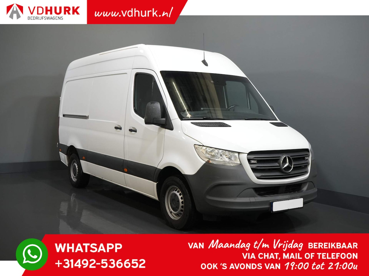 Mercedes-Benz Sprinter - 314 2.2 CDI Aut. RWD L2H2 10" MBUX/ Alarm III/ Camera/ Carplay/ Cruise/ Trekhaak - AutoWereld.nl