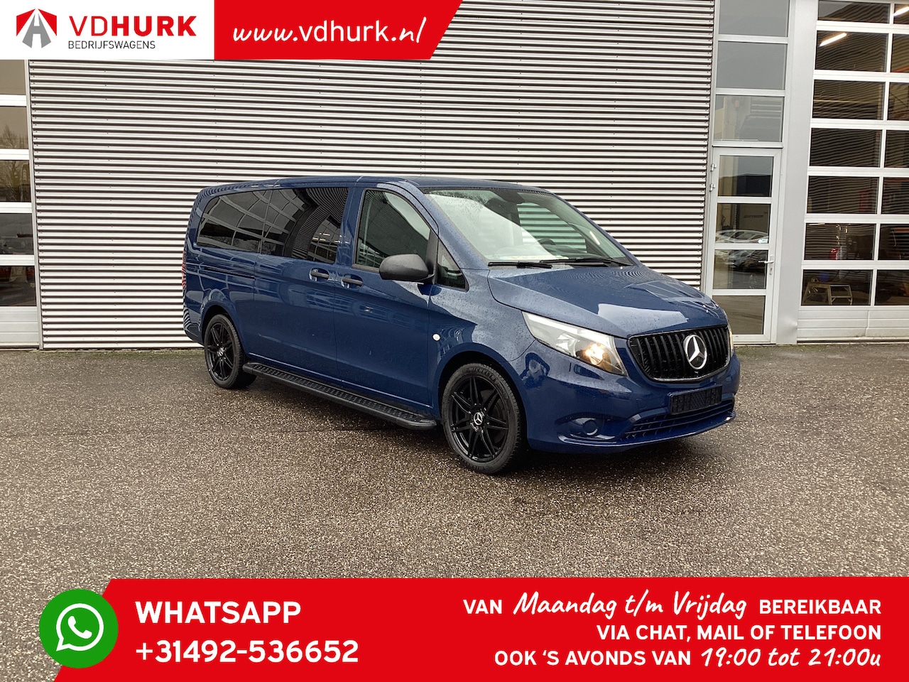 Mercedes-Benz Vito - 114 CDI Aut. Extra Lang DC Dubbel Cabine/ Stoelverw./ CarPlay/ Camera/ PDC/ 19” LMV/ Sides - AutoWereld.nl