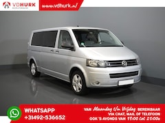 Volkswagen Transporter - 2.0 TDI L2 DC Dubbel Cabine 6 Pers./ Airco/ Cruise/ Trekhaak