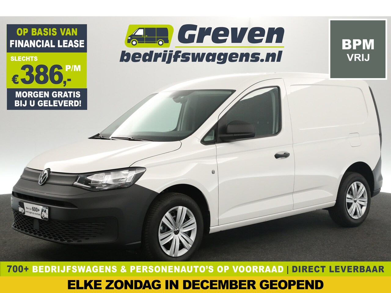 Volkswagen Caddy - 2.0 TDI L1H1 | NIEUW | Airco Cruise Carplay Parkeersensoren Elektrpakket Schuifdeur - AutoWereld.nl