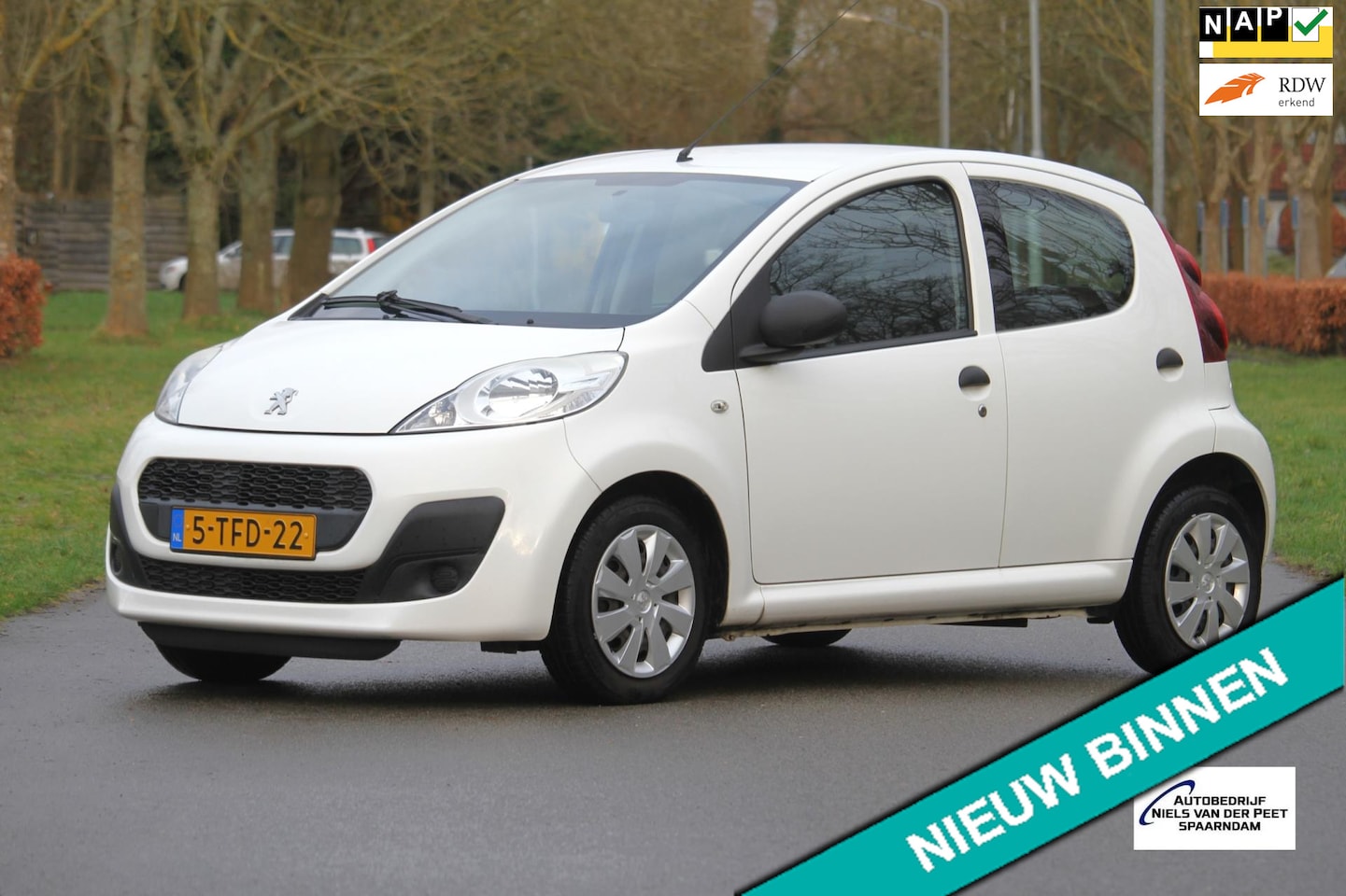 Peugeot 107 - 1.0 12V Access Accent 5 deurs / Airco / Slechts 92.236 km. / Inclusief APK tot 31 december - AutoWereld.nl