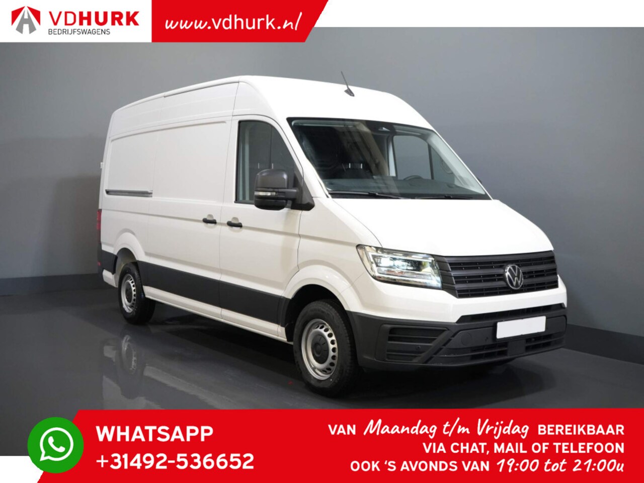 Volkswagen Crafter - 35 2.0 TDI 140 pk DSG Aut. L3H3 2025 MODEL/ LED/ Virtual Cockpit/ Camera/ Cruise/ Carplay/ - AutoWereld.nl