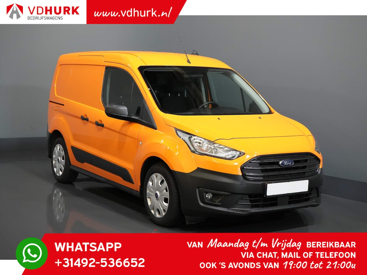 Ford Transit Connect - 1.5 TDCI Trend Standkachel/ Stoelverw./ Airco/ Trekhaak - AutoWereld.nl