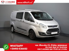 Ford Transit Custom - 2.2 TDCI L2 Trend DC Dubbel Cabine 6 Pers./ Sidebars/ Camera/ PDC/ Cruise/ Trekhaak/ Airco