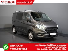 Ford Transit Custom - 2.0 TDCI 130 pk Aut. DC Dubbel Cabine Limited 2x Schuifdeur/ CarPlay/ Stoelverw./ Cruise/