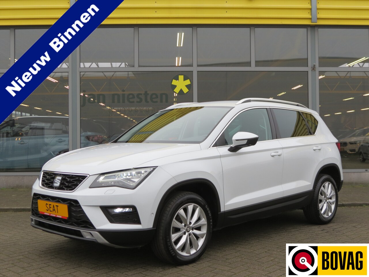 Seat Ateca - 1.5 TSI Style -150pk-  Automaat | Camera | Navi | Chroom | Rijklaarprijs incl. 1 jaar Bova - AutoWereld.nl