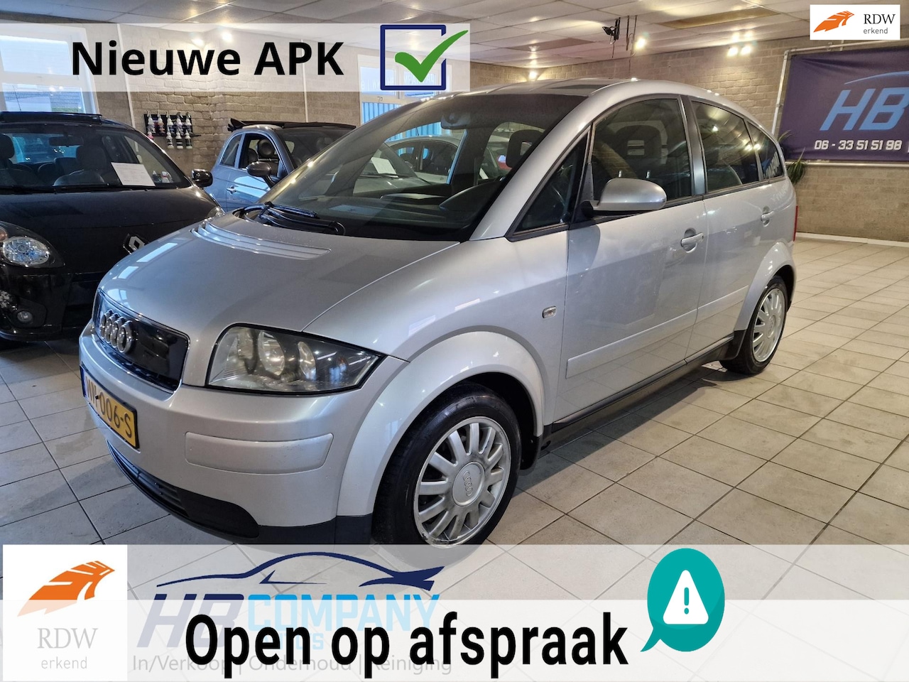 Audi A2 - 1.4 Exclusive| Nette auto| Nw APK| Airco automatisch| Weinig KM - AutoWereld.nl