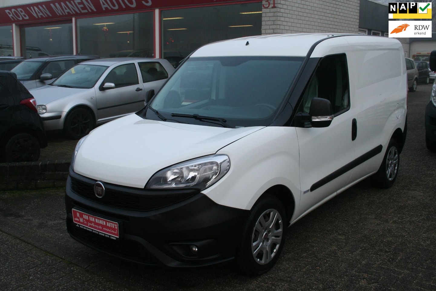 Fiat Doblò Cargo - 1.3 MJ L1H1 SX airco, navi, 1e eigenaar - AutoWereld.nl