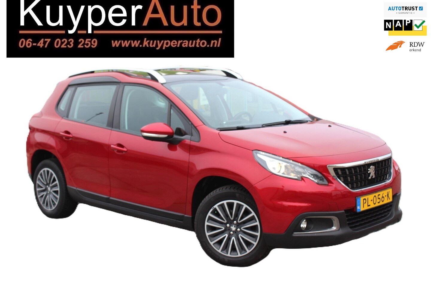 Peugeot 2008 - 1.2 PureTech Blue Lion NAP AUTOMAAT PANORAMA NAVI AIRCO CRUISE TREKHAAK ETC - AutoWereld.nl