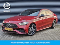 Mercedes-Benz C-klasse - 300 e AMG Line Plug In Hybrid 320pk PHEV | Panodak | Trekhaak af Fabriek | Digital LED | 3