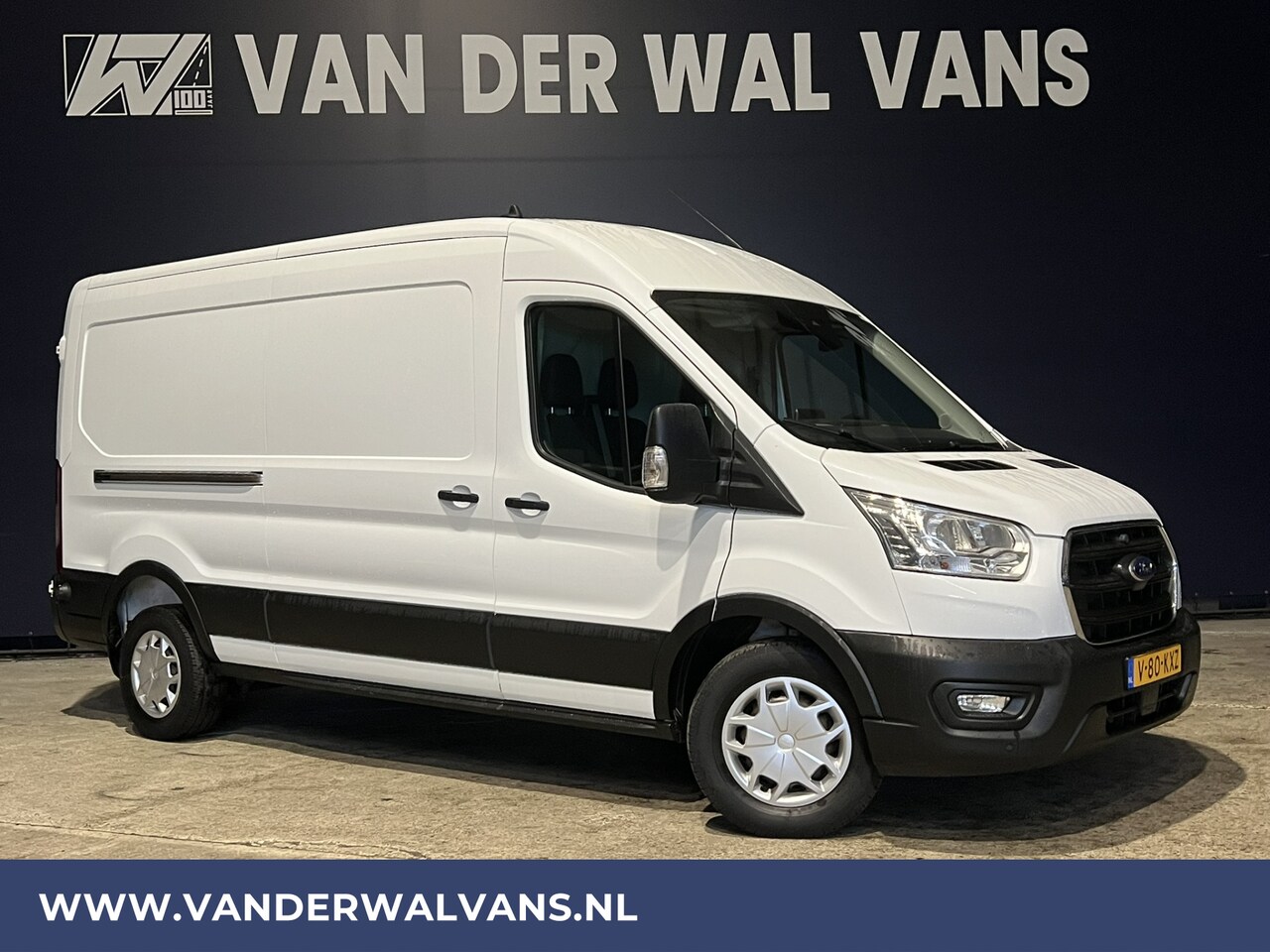 Ford Transit - 2.0 TDCI 131pk L3H2 Euro6 Airco | Camera | Navigatie | Apple Carplay Android Auto, Cruisec - AutoWereld.nl